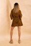 Bonitas Short Glitter Pareo Copper Bnts-22108 - 4