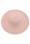 Women's Wide Straw Hat (Powder Color) - 2