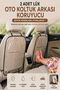 2 Pieces of Luxury Car Seat Back Protectors (Compatible with All Cars)