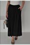 Elastic Long Slim Basic Skirt - 7