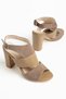 Cassie Heeled Mink Skin-Suede Shoes - 2