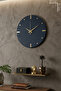Seyhan Modern Model, Decorative, Metal, Mirrored, Silent Clockwork Mechanism Wall Clock (40cm) - 2