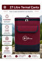 27 Liters Thermal Insulated Backpack Picnic Camping Beach Thermos Hot Cold Thermal Bag