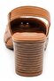 Benefşe Genuine Leather Comfort Orthopedic Women's Sandals Taba - 6