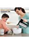 SE-1310 Hand Mixer 450W Electric Beater with 5 Speeds & Turbo, Stainless Steel Attachments, One-Button Eject Design, 2 Beaters & 2 Dough Hooks for Baking, Mixing & Whipping - 5