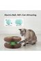 2-in-1 Electric Cat Scratcher with Automatic Moving Ball, Interactive Cardboard Scratching Board for Indoor Cats