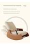 Rocking Lounge Chair with Leg Rest, Reclining Single Sofa for Living Room Balcony - 3