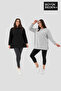Women's Plus Size 2-Piece Set Thin Sweatshirt Tunic Spr26Btk990+2