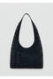 Studded Detailed Serraje Shoulder Bag - 2