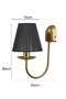 Eskin Decorative Hat Wall Sconce Matte Gold - Gray - Cream Indoor - 3