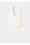 V-Neck Slim Fit Blouse - 3