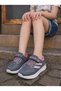 Unisex Smoked Pink Lace-Up Single Velcro Baby Kids Sports Shoes Sneakers School Shoes - 3