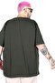 Mode XL Large Size Unisex Stretch Fabric T-Shirt Crew Neck 20149 Khaki - 5