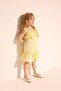 Linen Strap Dress Baby Girl G8630A526Hs - 3