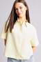 Boxy Fit Striped Short Sleeve Yellow Shirt H6251Ax26Sm - 4