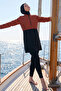 6062 Black Modest Swimsuit - 2
