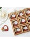 6-Piece Heart Shaped Wedding Candles, Rustic Bridal Shower Favors with Wood Tags & Jute - 2