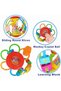 Baby Rattle Ball Toy Set, Sensory Activity Ball with Music, Newborn First Gift 0-12 Months - 6