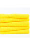 5-Piece Yellow 40X40 cm Microfiber Kitchen and General Cleaning Cloth, Micro Fiber Cloth - Glass, Car