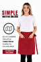Simple kitchen apron with adjustable strap - 7