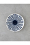Via Porcelain 6-Piece Cake Set 21 cm White - Navy Blue - 4