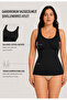 Women's Strappy Athlete Seamless Corset – Body-Hugging, Flexible and Comfortable Everyday Undergarment - Black 1180 - 4
