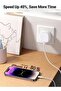 شاحن حائط USB-C، محول طاقة سريع الشحن بقوة 35 واط، نوع C، أبيض، متوافق مع الهواتف المحمولة والأجهزة اللوحية وأجهزة الكمبيوتر المحمولة - 8