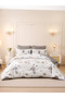 6-Pcs King Comforter Set 260x240 cm | Soft Reversible | Brushed Microfiber | 350 GSM Fill