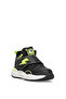 Fk25-1828 Children's Walking Shoes Black Yellow - 2