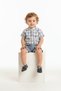 Baby Boy Summer Plaid Shirt and Shorts Set (6-24 Months) - 5