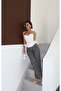 Women's Polka Dot Patchwork Jean - 3