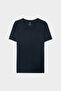 Slim Fit Black V-Neck 100% Cotton T-Shirt - 5