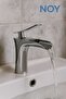 Basin Faucet Chrome Single Lever Water Saving Faucet Waterfall Model Stylish Design