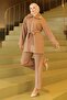 Fur Detailed Collar Suit Mink 19385 - 3