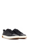 Men's Black Lace-Up Thick Sole Shoes Leather Sneakers 26Sfd612018 - 2