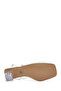 Women's White Ankle Buckle Stone Transparent Thick Heeled Shoes Sandals 25Sfe481714 - 5