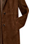 Tara Women's Brown Suede Leather Coat 25Wgd533310 - 6