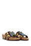 Women's Brown Stone Filled Heeled Slippers 26Sfe4985Ts - 2
