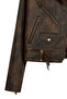 Newage Women's Brown Slim-Fit Biker Leather Jacket 26Sgd5983Vd - 7