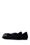 Women's Black Stone Suede Shoes, Leather Ballerinas 25Wfd490710 - 6