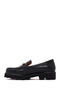 Flex Women's Black Thick Soled Leather Shoes, Masculine Loafer 26Pfd405018 - 3