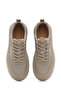 Men's Beige Thick Sole Sports Shoes, Lace-Up Sneaker 25Sfd69366F - 7