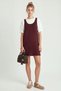 Mini T-Shirt Dress Double Modal Set Lnt0040 Mürdüm - 2