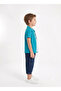 Boys' Summer Cotton 3-Piece Set Short Sleeve Shirt T-Shirt Jean Shorts Combination - 4