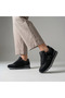Unisex Black Genuine Leather Comfortable Daily Sports Shoes - 3