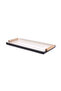 Large Rectangular Beige and Black Serving Tray from Aurora - 2