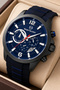 Premium Luxury Men's Wristwatch Smoked Silicone Cord Stsd001 - 2