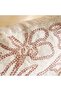 Boho Embroidery Down Feel Filled Cushion 50x50cm-rust - 2