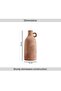 Hiba Stoneware Vase With Handle 10x10x24cm - Terracotta - 7