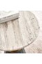 Laron End Table Marble - Beige Grey - 2